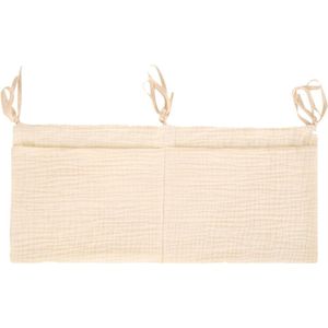 Babybedorganizer opbergtas omranding bedtas kinderkamer beige .
