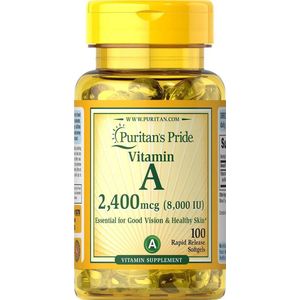 Puritan's Pride Vitamin A 100 softgels 19378