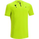 Macron Dienst Scheidsrechtersshirt Korte Mouw Heren - Fluogeel | Maat: 3XL