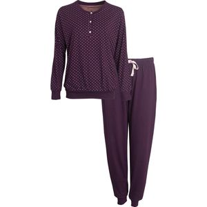 Medaillon - Dames Pyjama - Paars - Maat XXL