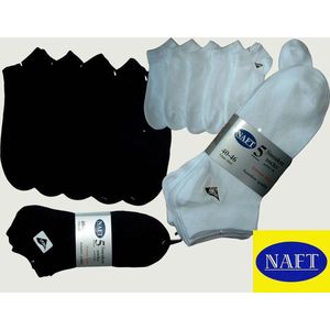 Sneakersokken / Enkelsokken  NAFT 10 paar ( wit )  36-41