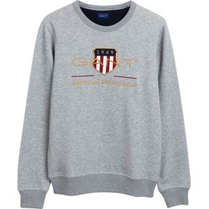 Gant Archive Shield sweatshirt grijs melange - 50