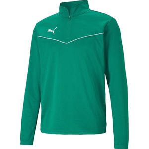 Puma Puma Teamrise 1/4 Zip Sporttrui - Maat M  - Mannen - groen