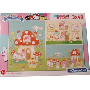 Clementoni Legpuzzel Hello Kitty Junior Karton 144 Stukjes