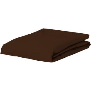 ESSENZA Premium Percale Hoeslaken Chocolate - 140x200