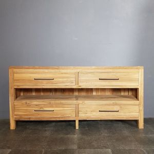 Badkamermeubel teak 180x45x85cm - Naturel