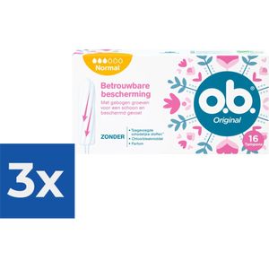 OB Original Normal 16 stuks - Voordeelverpakking 3 stuks