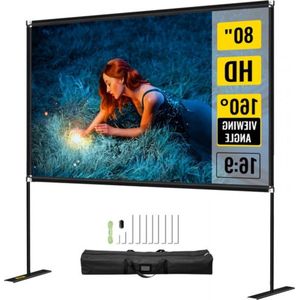 Projectiescherm - Beamer Scherm - 180,34 x 114,3 cm - Projectorscherm - 160 Graden - Projector Screen