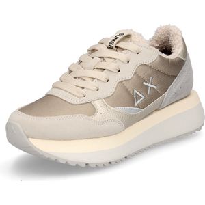 Sun68, Dames, Schoenen, Beige, Maat: 36 EU Leer,