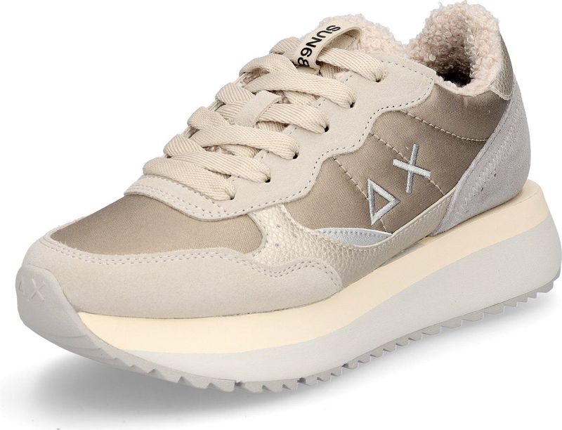 Sun68, Dames, Schoenen, Beige, Maat: 36 EU Leer,