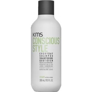 KMS CONSCIOUS STYLE EVERYDAY SHAMPOO 300ML - Normale shampoo vrouwen - Voor Alle haartypes