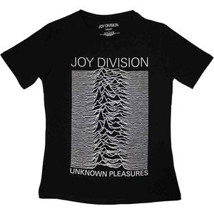 Joy Division - Unknown Pleasures FP Dames T-shirt - XL - Zwart