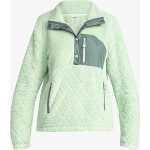 Roxy Alabama Technical Fleece Sweater - Cameo Green