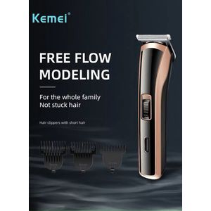 Tondeuse Kemei-418 - Oplaadbaar - Styling-Tool - Cordless - Mannen - Olie - Schoonmaakborsteltje