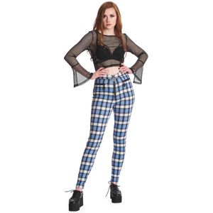 Banned - Rumor Has It Skinny fit broek - XL - Blauw