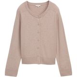 TOM TAILOR - Gebreid Vest - Taupe