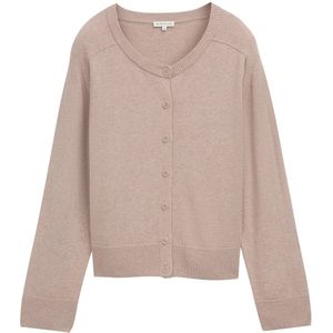 TOM TAILOR - Gebreid Vest - Taupe