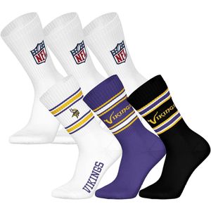 NFL Sokken NFL 6Pack Crew Socks Set van 6