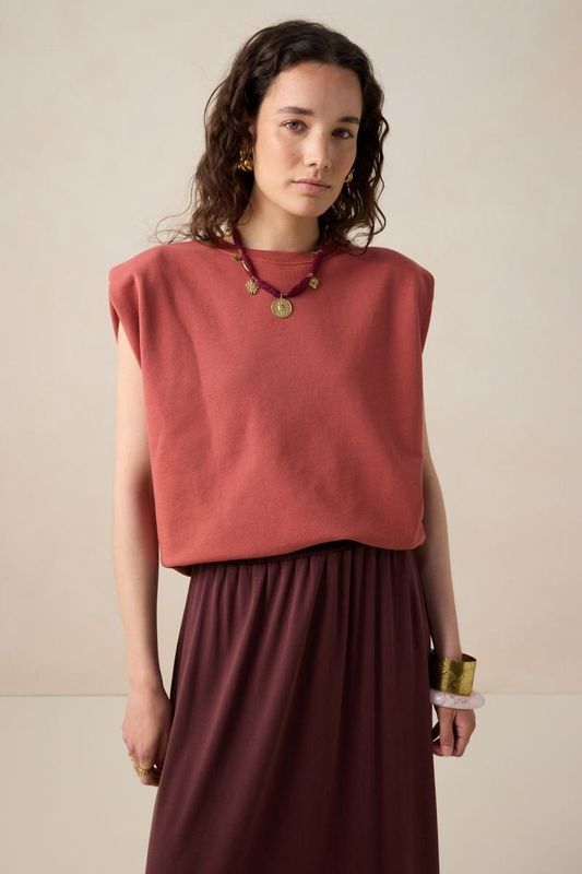 Sissy-Boy - Mouwloze Sweater - Rood