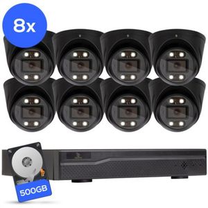 Compleet Camera Beveiliging Set met 8x POE Camera