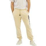 Karl Lagerfeld Jeans Tekst Logo Slim Sweatpant, Men, Brown, Broek, Wood Ash, XS