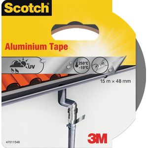Scotch® aluminiumtape, 47011548, 15 M X 48 mm, 1 rol