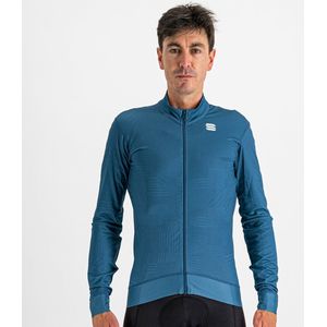 Sportful Fietsshirt lange mouwen heren Blauw - LOOM THERMAL JERSEY BLUE SEA - L