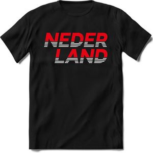 Nederland - Rood - T-Shirt Heren / Dames  - Nederland / Holland / Koningsdag Souvenirs Cadeau Shirt - grappige Spreuken, Zinnen en Teksten. Maat L