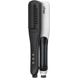 Chaer - Steam Brush Pro - Professionele Stoom Stijltang - Wit - 3-in-1