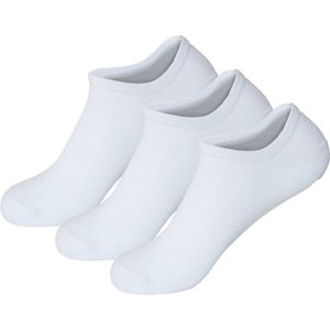 Sneaker Sokken Heren Dames | Katoen | Unisex | 12-Pack | Wit | Maat 41-46 | Korte Sokken | Sneaker Sokken Unisex
