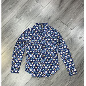 Mi Piace Travel Stof Patroon Blouse - MP60840