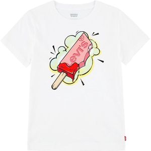 Levi´s ® Kids Popsicle T-shirt Met Korte Mouwen Wit 12 Years Jongens