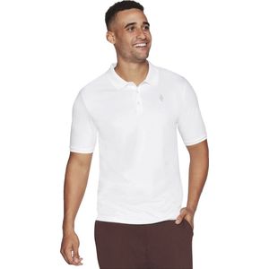 Skechers Apparel Off Duty Poloshirt Heren T-shirt M3TO45 100 WHT wit