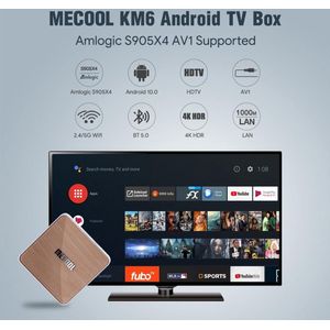 Mecool Deluxe KM6 Android 4gb 64gb TV Box