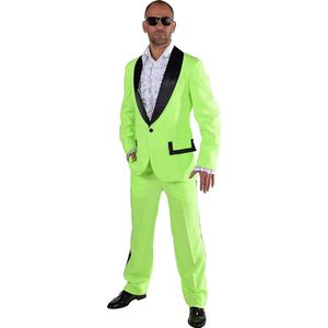 Magic Design Verkleedpak Smoking Heren Polyester Groen Mt Xl