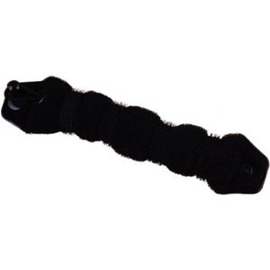 Scrunchie - Knotrolband - Elastiek - 4.5cm - Zwart