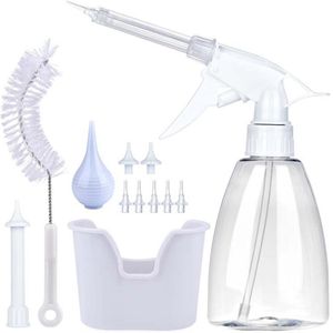 Oorkanaalreinigingsset oorsmeerverwijderingsset 300ML oorspoelspuit knijpbal oorsmeerverwijderaar Geschikt voor oorverzorging voor volwassenen en kinderen