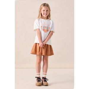 Sissy-Boy - T-shirt - Wit - Korte Mouwen - Artwork met Flamingo