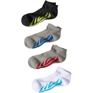 ATLAS FOR MEN - 4 paar modieuze sportsokken - Heren - Verkrijgbaar in grote maten - 43/46
