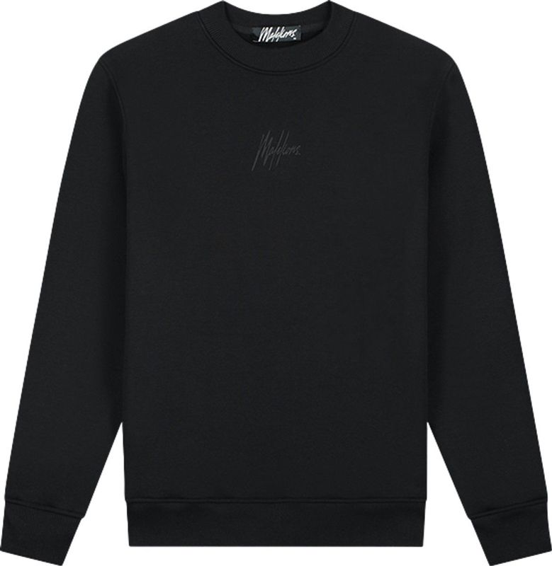 Malelions - Striped Signature Sweater - Zwart - Sweater