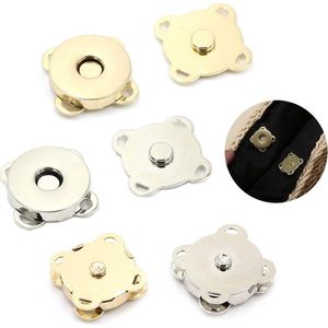 Magnetic Button Clasp Magnetische Sluiting Magnetische Drukknopen Sew Snaps Metal Bag Clasps Leather Magnetic Buttons For Bags Naai Drukknopen Voor Tassen,Naaien,Knutselen,Handtassen,Kleding 20 Sets