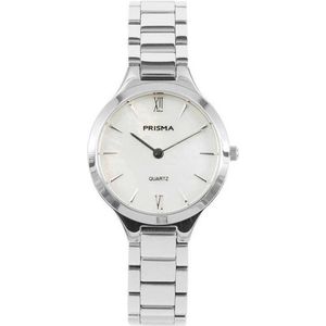 Prisma horloge P.1460 Dames edelstaal Parelmoer 5 ATM