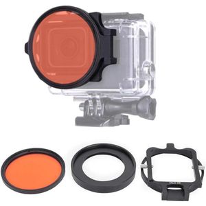 Allecto plus - Duikfilter 58mm Rood met Macrolens voor Onderwaterfotografie - Perfect voor Onderwatervideo's