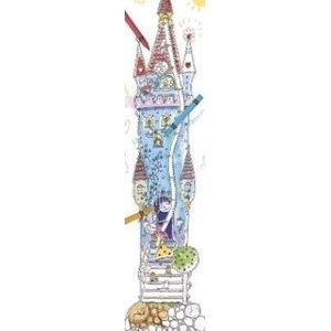 Monumi - XXL kleurplaat met hoogtemeter ""Prinsessenkasteel''