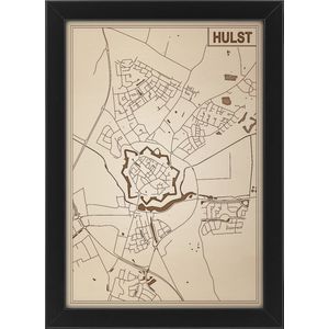 Decoratief Beeld - Houten Van Hulst - Hout - Bekroned - Bruin - 21 X 30 Cm