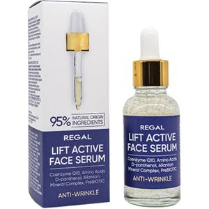 Regal Lift Active Face Serum – Anti-Rimpel Gezichtsserum – Q10 & D-Panthenol – 95% natuurlijke ingrediënten – 30ml