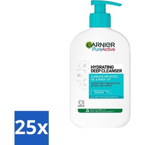 Garnier - Pure Active - Gezichtsreiniger - Hydraterend - 250 ml - Bulkverpakking - 25 stuks