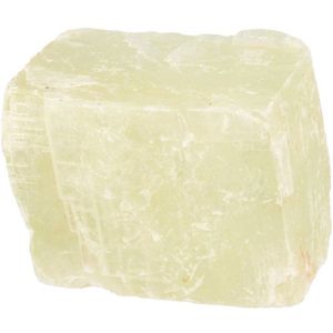 Calciet - Groen - Dubbelspaat - Ruw Stuk - 750-1000 Gram