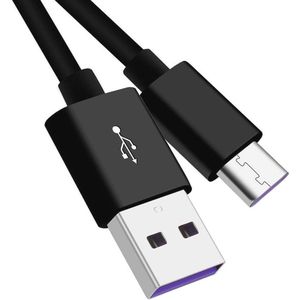 Snellaadkabel USB-C 1m - Supersnel Opladen en Gegevensoverdracht tot 5A