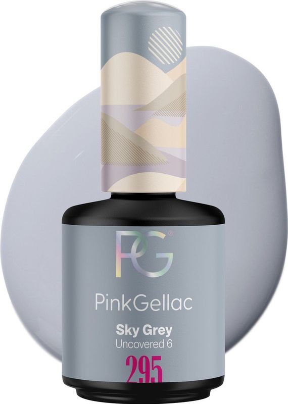 Pink Gellac - 295 Sky Grey - Nagellak - Grijs - Gellak